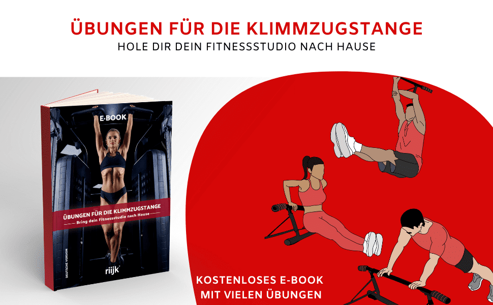 Klimmzugstange mit Übungsanleitungen per ebook