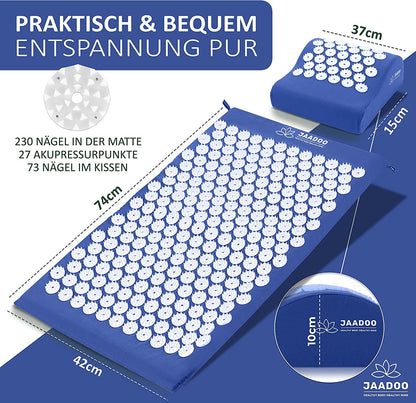 Akupressurmatte mit Tasche