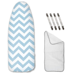 Bügelbrettbezug 120x40cm Mit Wärmereflexion - Schnellbügelfunktion Mit Zugseil & Polsterung