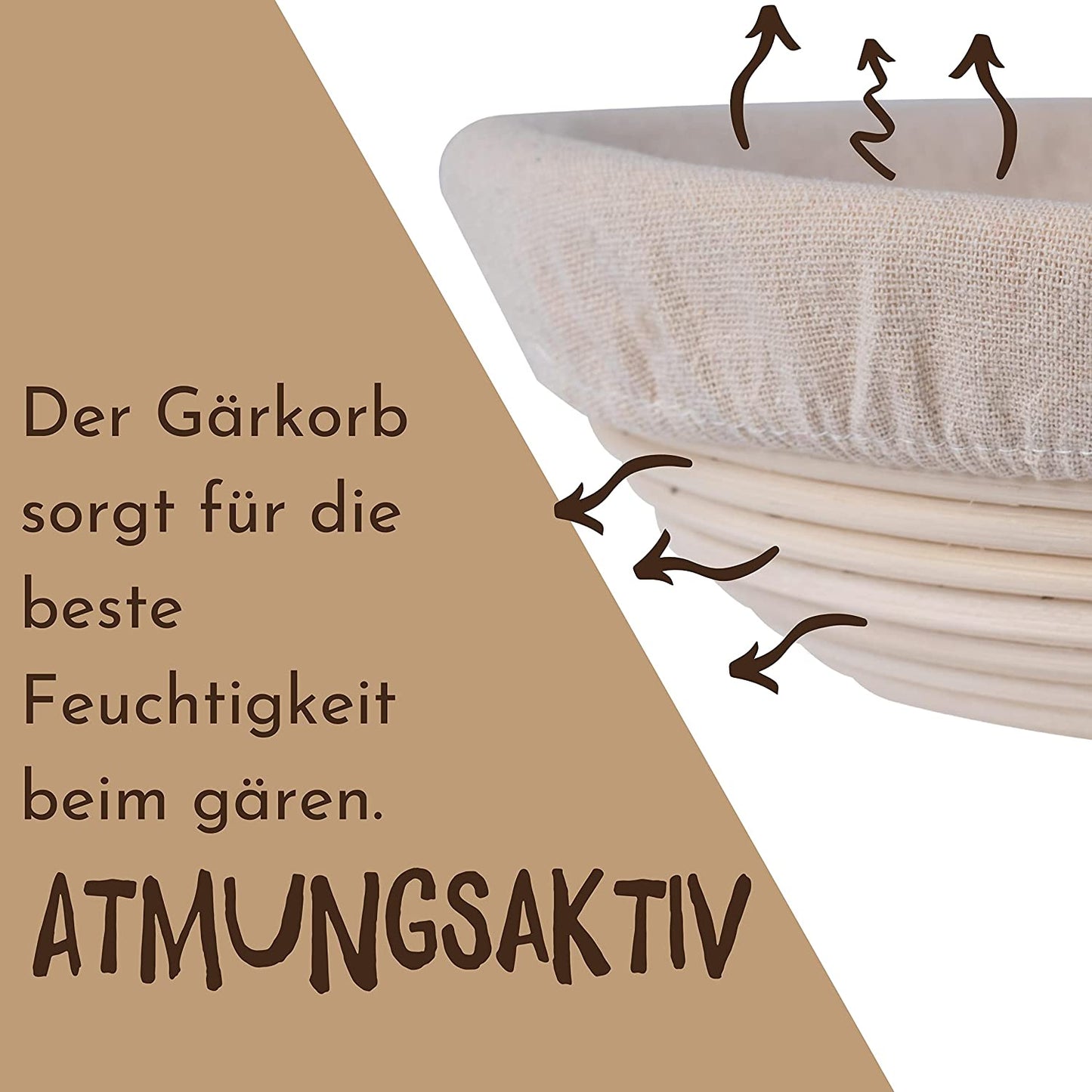 Gärkorb rund