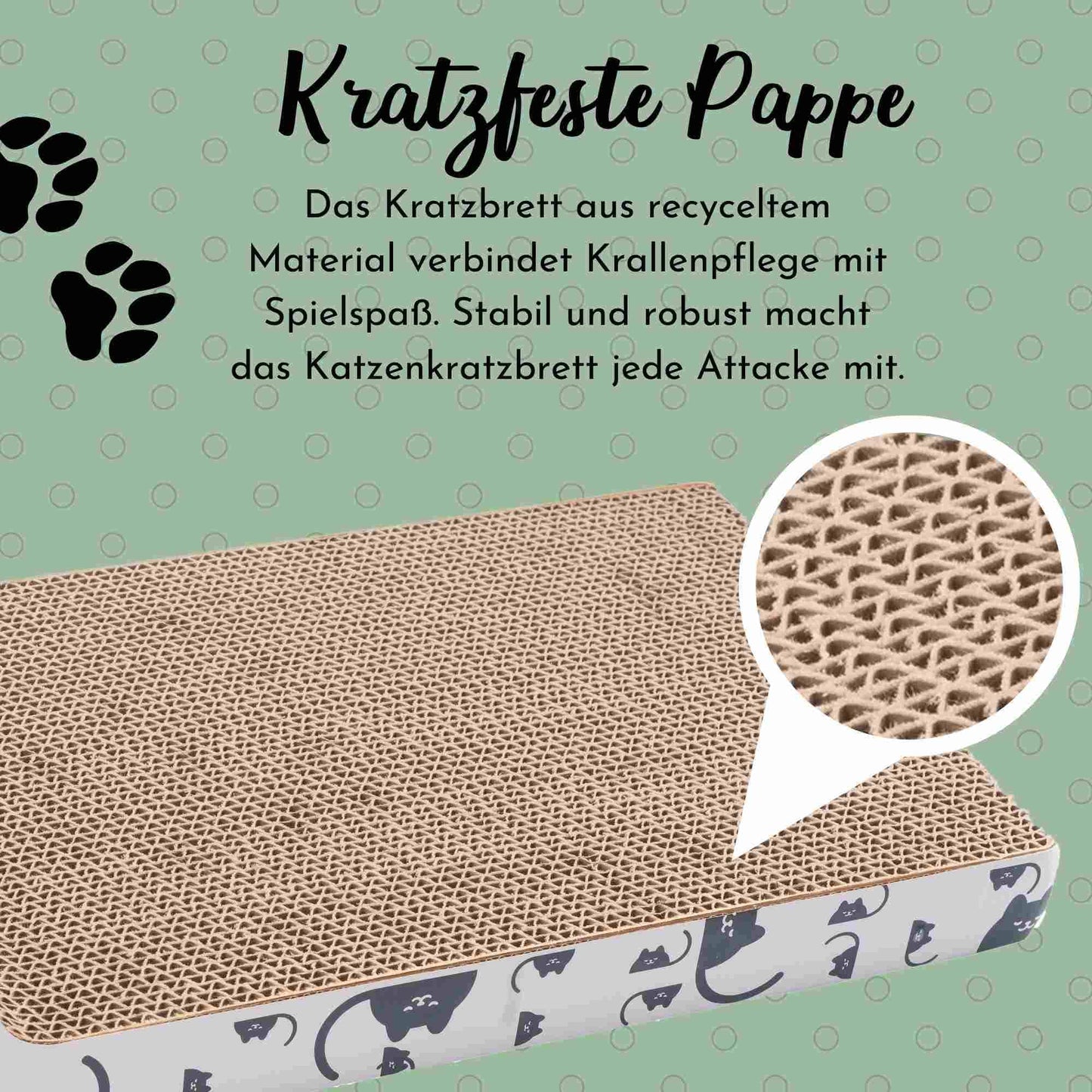 Katzenspielzeug Kratzbrett