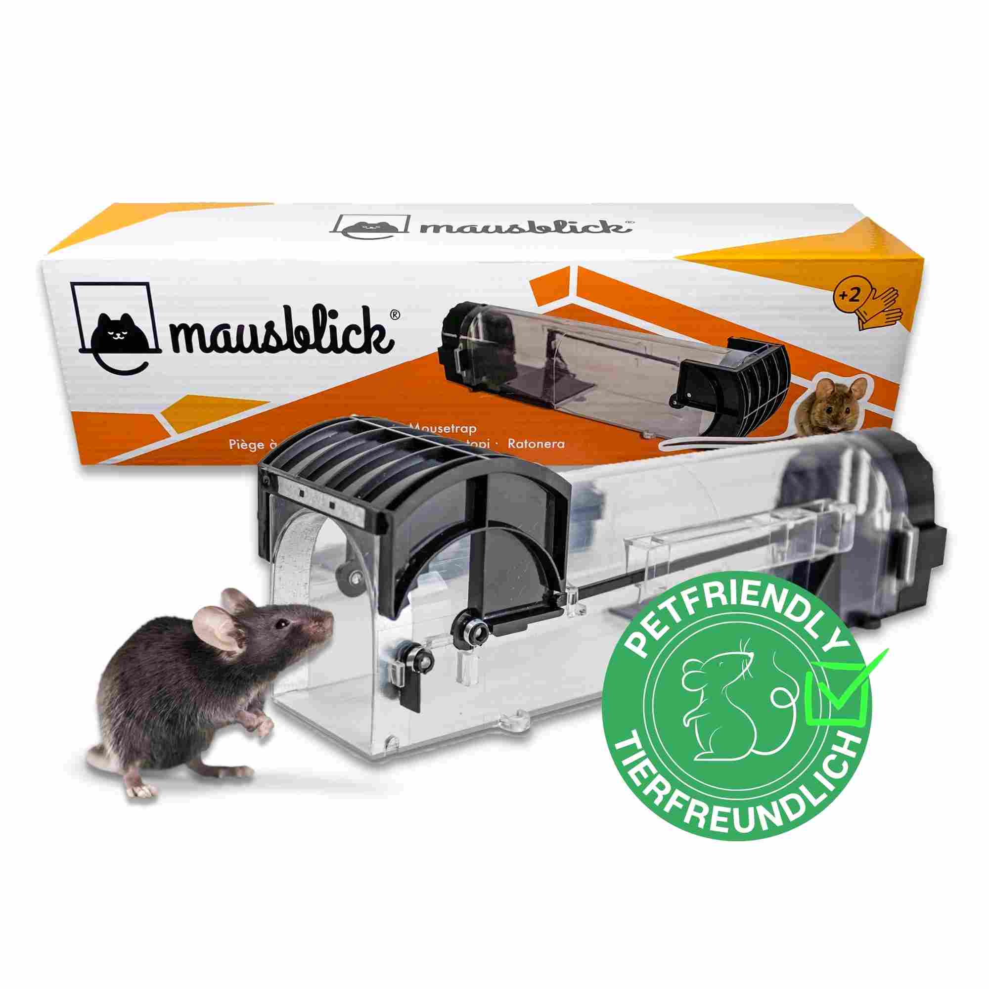 ▻ riijk® Tierfreundliche Mausefalle ✓ Lebendfalle z. Auswildern