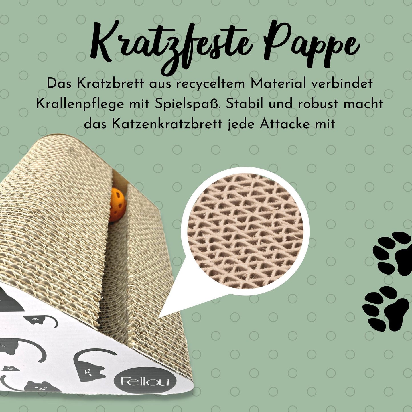 Katzenspielzeug Kratzbrett