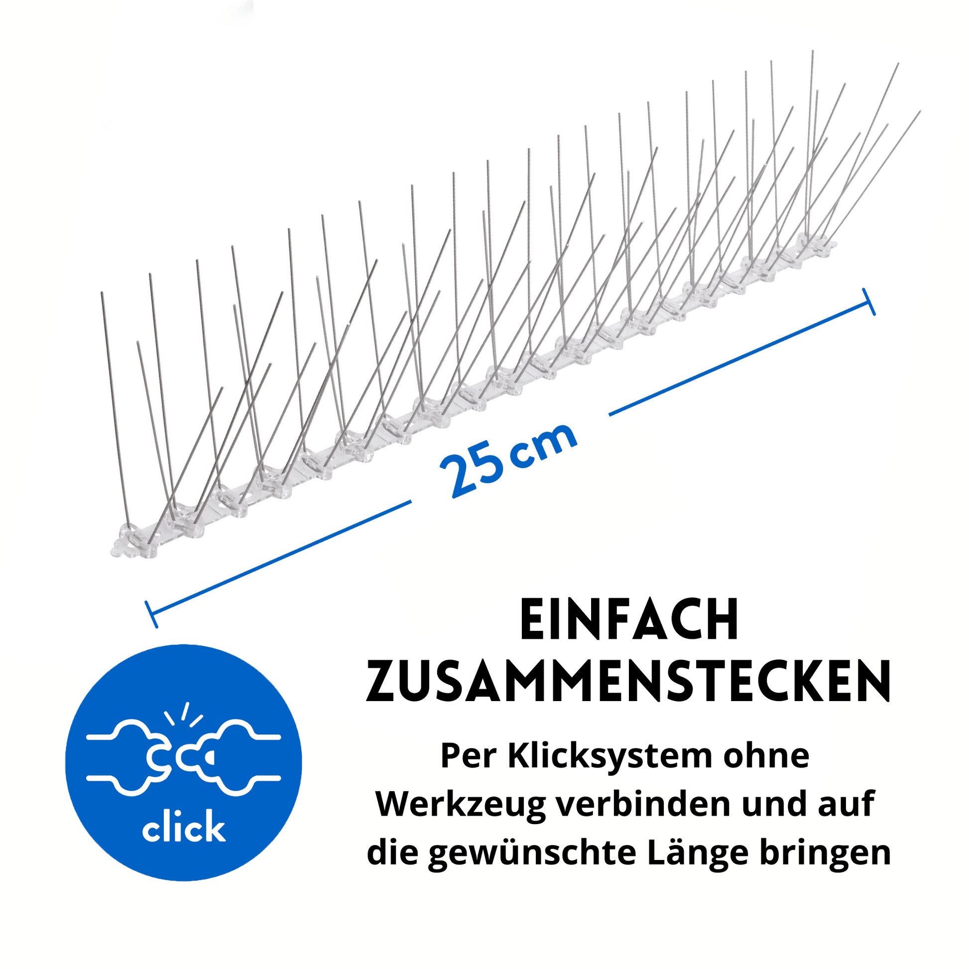 Taubenabwehr Klicksystem